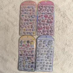 【正規品】コットンパフィーシール サンリオ 4種セット