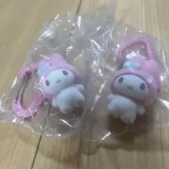 サンリオカラフルカラビナマスコットチャーム　マイメロディ　2体