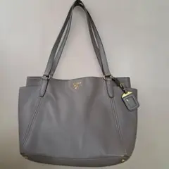 極美品】プラダ ヴィテッロダイノ 2WAY トートバッグ グレージュ 6304