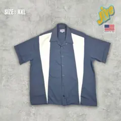 激レア USA製 90s FRESHJIVE オープンカラー ボウリング シャツのサムネイル