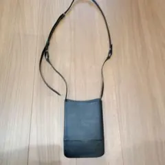 美品 ル・ボナー アンバランスSポシェット ブラック ショルダーバッグ