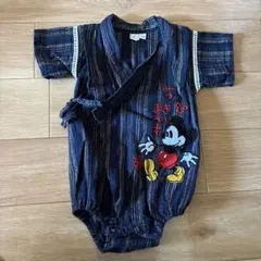 【Disney】ミッキーマウス 甚平 ベビー服 70cm