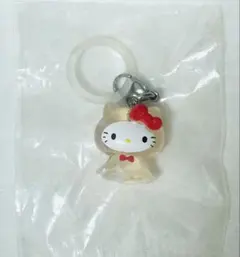 ハローキティ 初期 めじるしアクセサリー てるてる坊主 レインコート 赤リボン