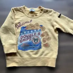 DOUBLE.B ポテトチップスデザイン トレーナー