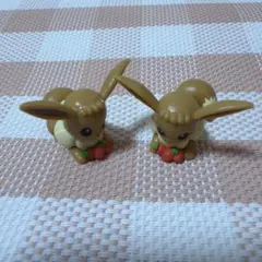 イーブイ ミニフィギュア 2体セット　赤い実
