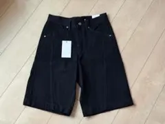ZARA バギーフィットデニム バミューダワイドパンツのサムネイル