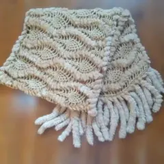 LOUNIEベージュ マフラー