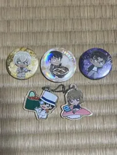 くら寿司コラボコナン缶バッチ&コナン缶バッチ