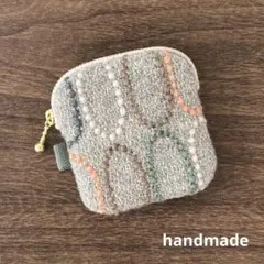 ミナペルホネン　手縫いハンドメイド　　ミニポーチ216