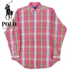 Ralph Lauren Blake シャツ XXL ピンク系チェック