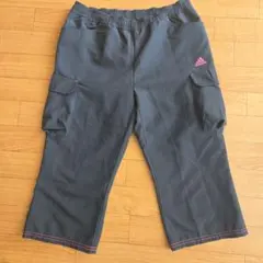訳あり★アディダス Mサイズ 7分丈 クライマライト クロップドパンツ 紺のサムネイル