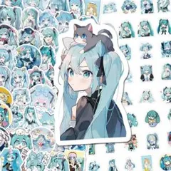 初音ミク ステッカー シール 100枚 セットのサムネイル