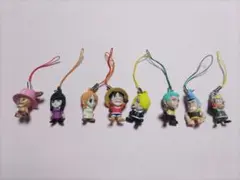 ワンピース ストラップ　八人衆三菱uni替芯景品