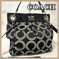 COACH コーチ ホーボーシグネチャー 三日月 ショルダー 2WAY y2k