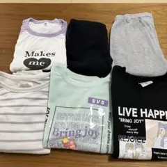 子供服まとめ売り6点セット　130長袖　パンツ