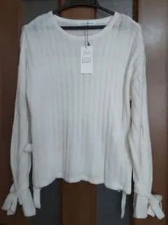 新品E hyphen world gallery オフホワイトニット Fサイズ