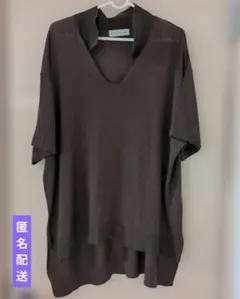 【古着】SEASON REASON 半袖スキッパーニット LLサイズのサムネイル