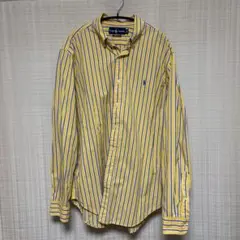 90's Ralph Lauren 長袖シャツ ストライプ classicfit