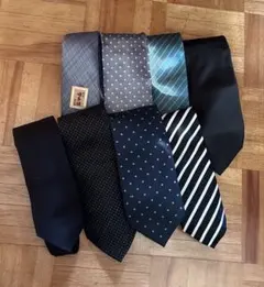 黒ネクタイ 8本セット Formal Tie