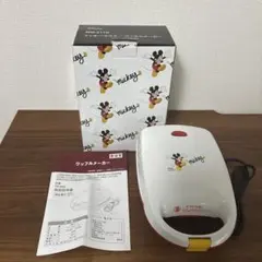 エコメルカリ便限定！ 新品未使用品！ ミッキーマウス ワッフルメーカーのサムネイル