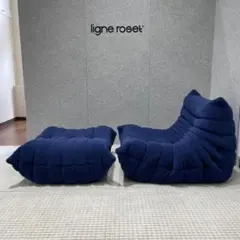 ◆展示新古品◆ ligne roset リーンロゼ TOGO1P+パフ セット