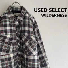 古着“WILDERNESS” Quilted Shirt Jacket