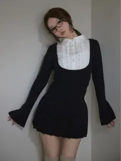 アンドマリー Andmary lotta frill layered dress - メルカリ