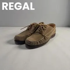 【中古品・箱付】REGAL リーガル スエード モカシンシューズ　24cm