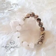 ブラウンゼブラ&ホワイトアゲート