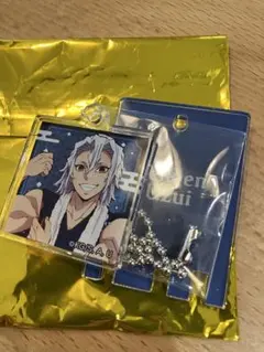 宇髄天元　極楽湯　銭錠風キーホルダー　鬼滅の刃　ランダム