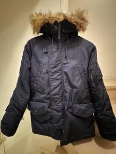 Alpha Industries Nー3B PARKA レプリカブルー　XS