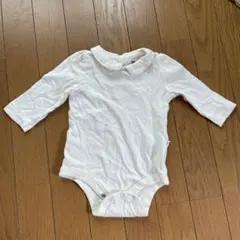 Baby GAPオーガニックコットン 襟付きロンパース 6-12ヶ月 ホワイト