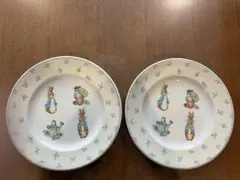 WEDGWOOD ピーターラビット プレート 2枚セット　中古のサムネイル