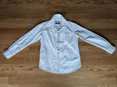 nano・universe PLAYBOY ホワイト長袖シャツ