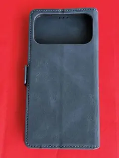 ダークブルー 手帳型ケース カードポケット付き