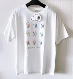 《新品・未使用・タグ付き》PEANUTS スヌーピー♡半袖Tシャツ　Mサイズ