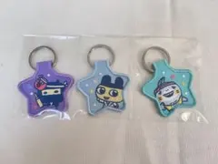 たまごっち カプコンカフェ 刺繍キーホルダー まめっち ござるっち シャイクっち