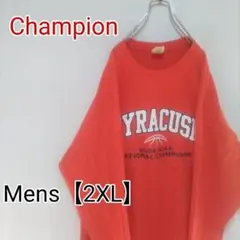 K16【US輸入】Champion　チャンピオン　ロンT【メンズ2XL】オレンジのサムネイル