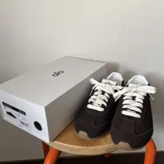 ALO サンセット スニーカー 黒 24cm - メルカリ