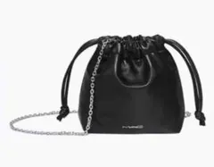 MAC マック ノベルティ 巾着型 チェーン ショルダーバッグ M.A.C