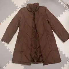 18▲レディース アウター ダウンジャケット ブラウン 冬物 ノーブランド