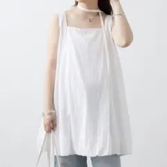 【新品タグ付き】 mystic バルーンミニジャンスカ ホワイト