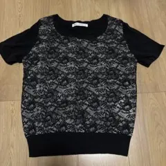 エムプルミエ　レースカットソー　38