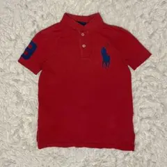 90s ポロラルフローレン チビT ピチT ポロシャツ ビッグポニー 120のサムネイル