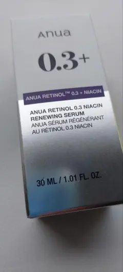 Anua 0.3+ レチノール美容液 30ml