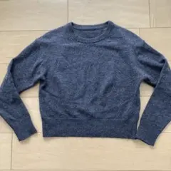 無印良品　クルーネックセーター　グレー　Sサイズ