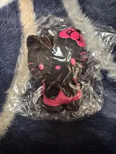 ハローキティ ぬいぐるみボールチェーン2 ピンク＆ブラック
