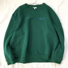 【エイチ＆エム】トレーナー スウェット 裏起毛 刺繡デザイン 綿混 カジュアルL