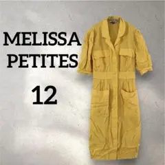 MELISSA PETITES 【12】半袖ワンピース イエロー