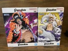 ワンピース Grandista フィギュア 2種セット ルフィ 黒ひげ - メルカリ